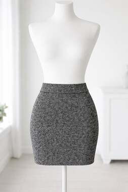 T by Alexander Wang Marled Knit Bodycon Mini Skirt XS Designer